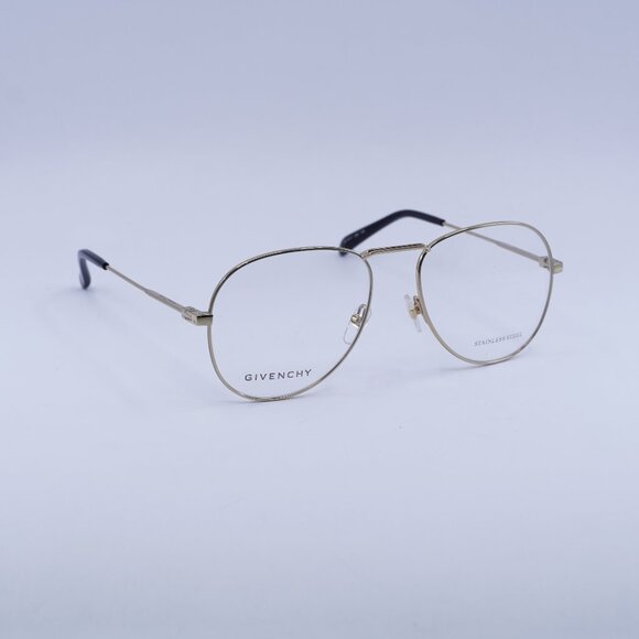 🕶️ New Givenchy GV0117 0J5G 00 Eyeglasses - Gold Frame 55mm - Picture 1 of 9